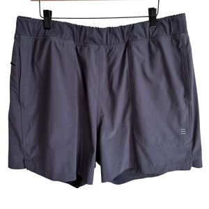 Free Fly Mens Breeze Active Short Lined 5.5 Inseam Charcoal Grey XXL Stretch